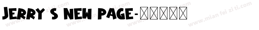 Jerry s new page字体转换